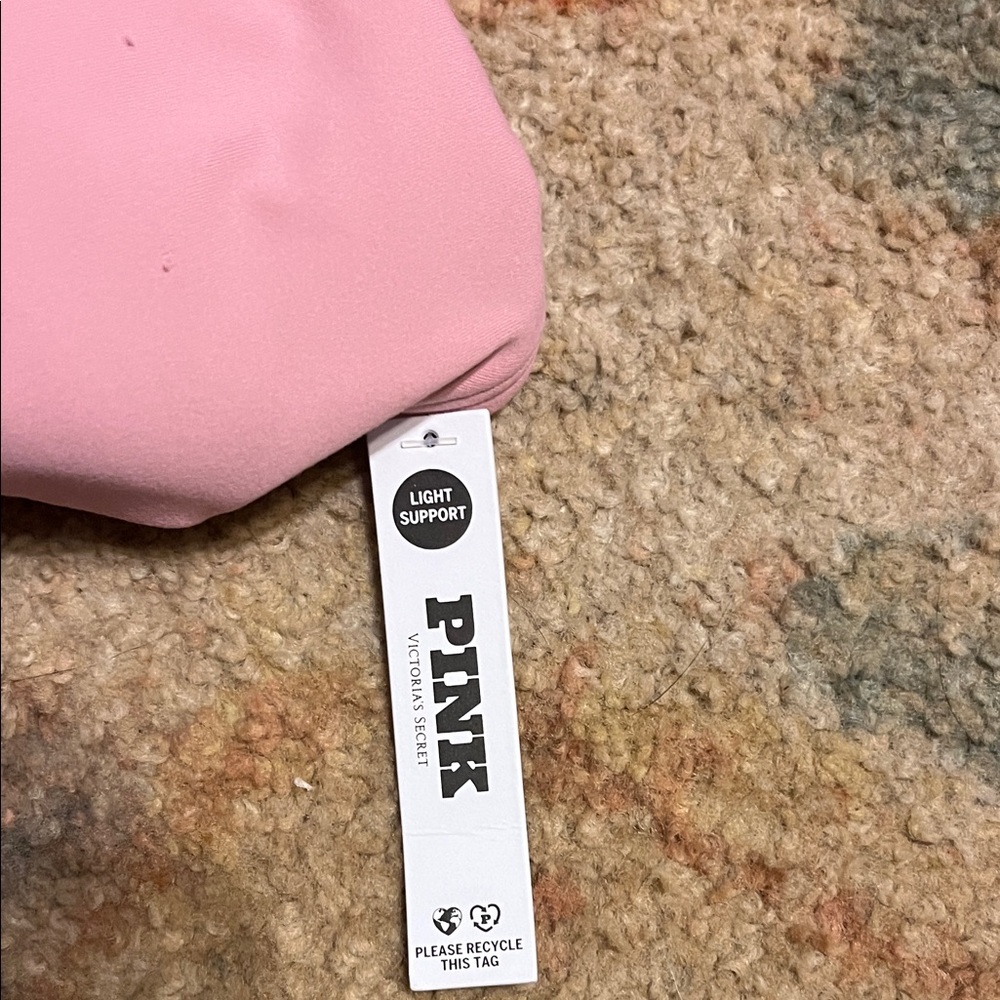 Pink Ruched Sports Bra - Picture 4 of 5